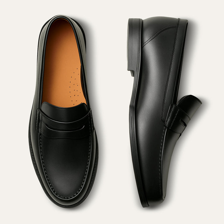 The Penrose Slip on Faux Leather Loafers for Men