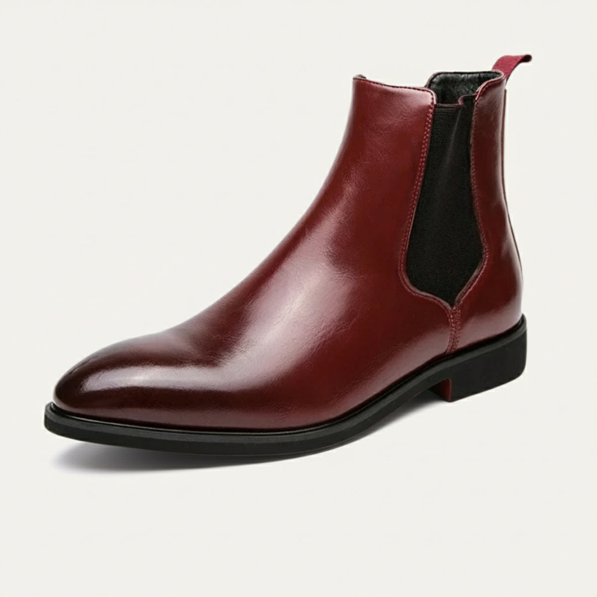 The Cobblestone Men’s Classic Ankle Slip On Leather Boots