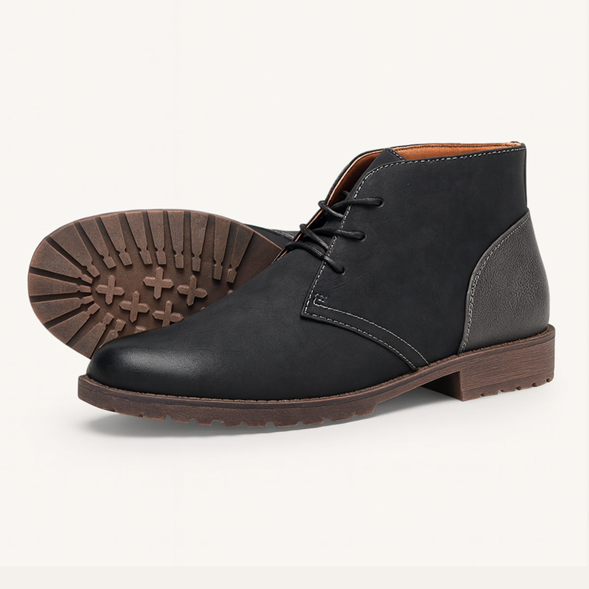 The Elderpine Men’s Elegant Vintage Smart Leather Boots