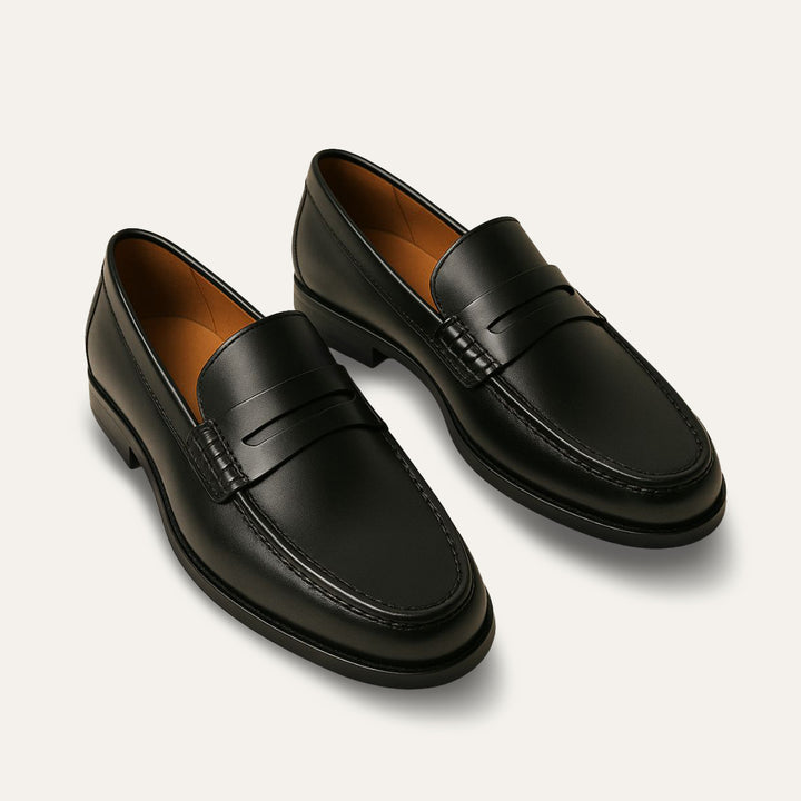The Penrose Slip on Faux Leather Loafers for Men