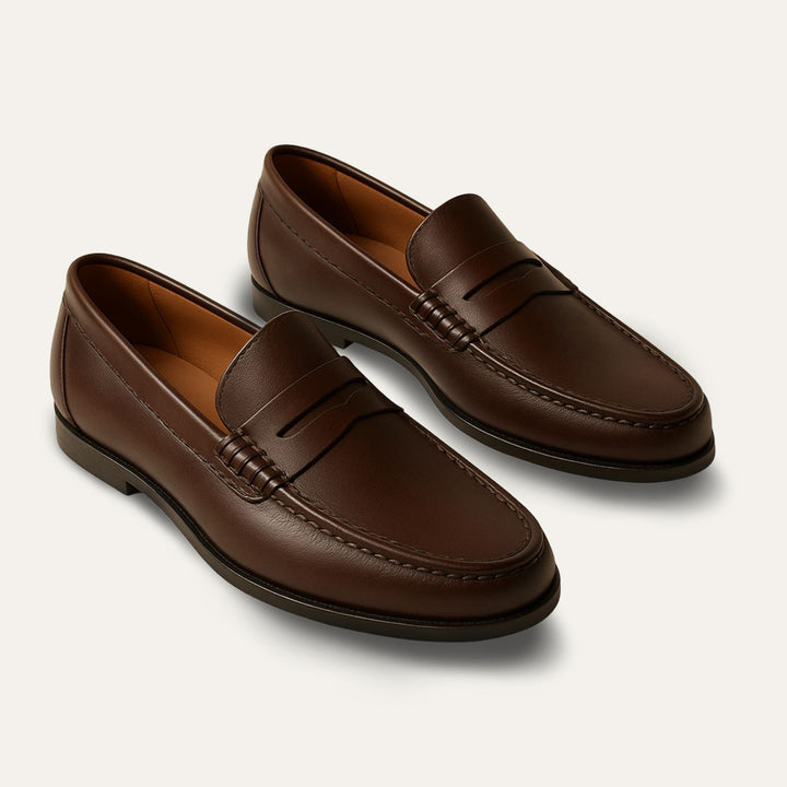 The Penrose Slip on Faux Leather Loafers for Men