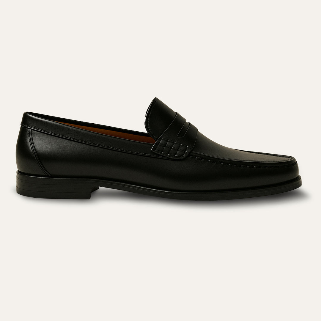 The Penrose Slip on Faux Leather Loafers for Men