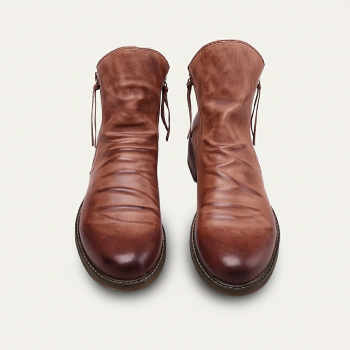 The Rue Honoré Men’s Faux Leather Boots - Luxury Shoes