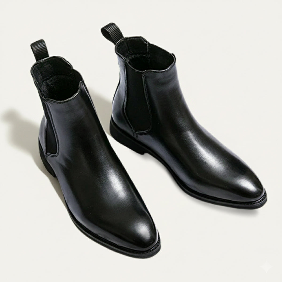 The Cobblestone Men’s Classic Ankle Slip On Leather Boots