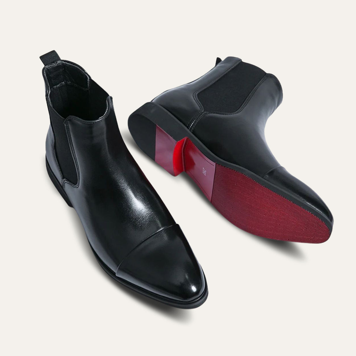 The Savile Row Faux Leather Chelsea Boots for Men – The United Gentlemen