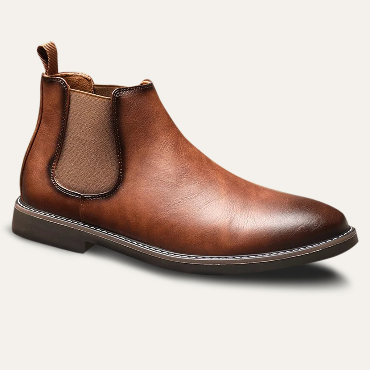 The Fort William Men's Stylish Comfortable Leather Chelsea Boots