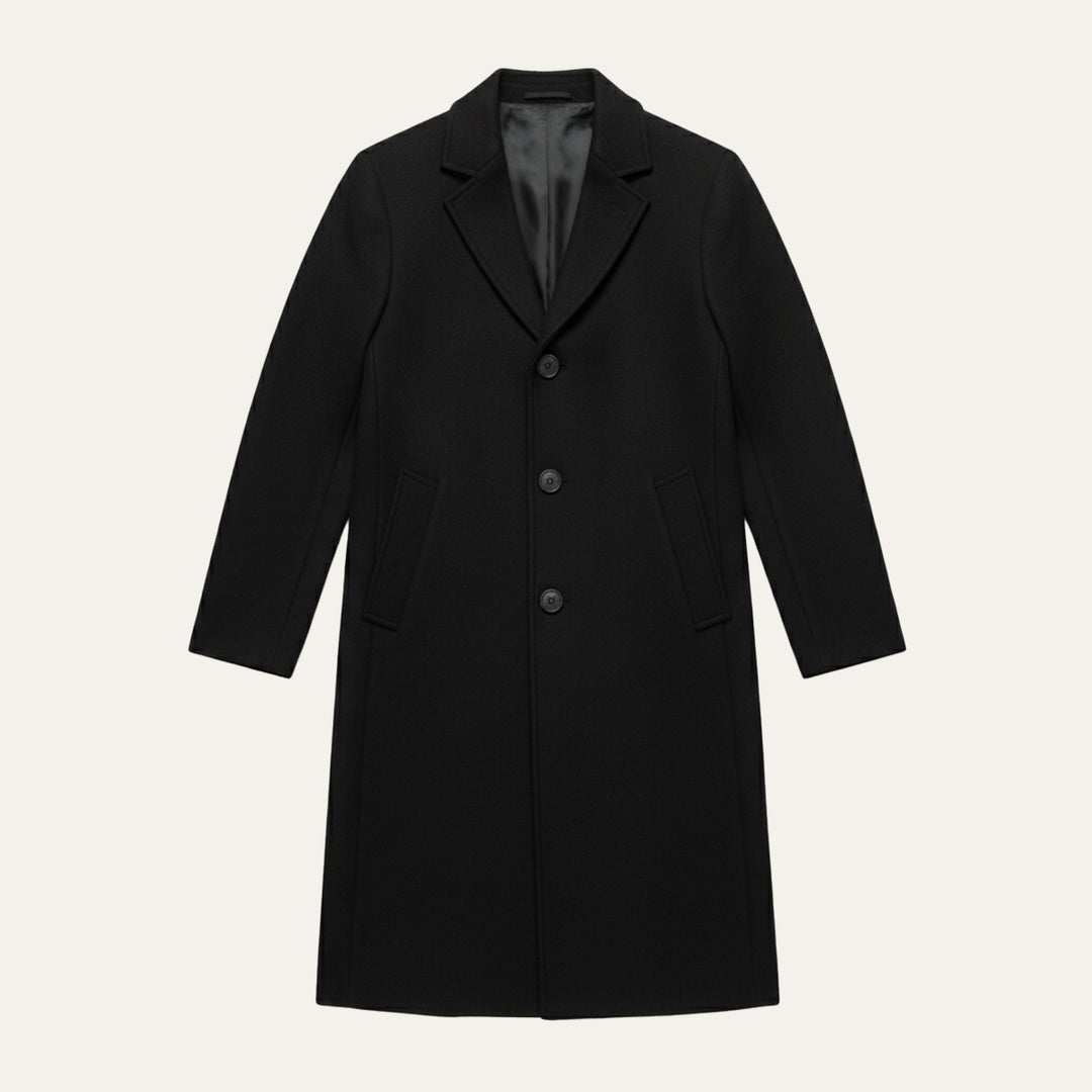 The Belmont Men’s Elegant Classic Wool Overcoat