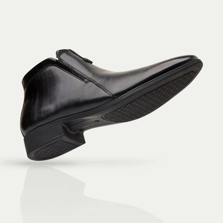 The Oxford Men's Faux Leather Ankle Boots - Vintage Business Dress Shoes