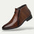 The Oxford Men's Leather Ankle Boots - Vintage Business Dress Shoes