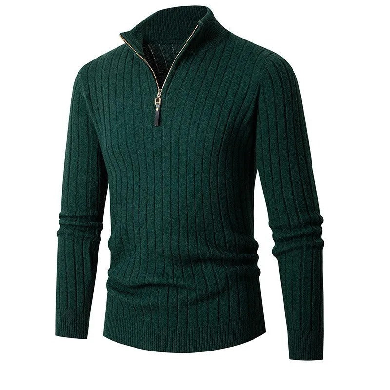 The Oslo Quarter Zip Sweater for Men - Old Money