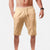 Linen Summer Drawstring Shorts Men
