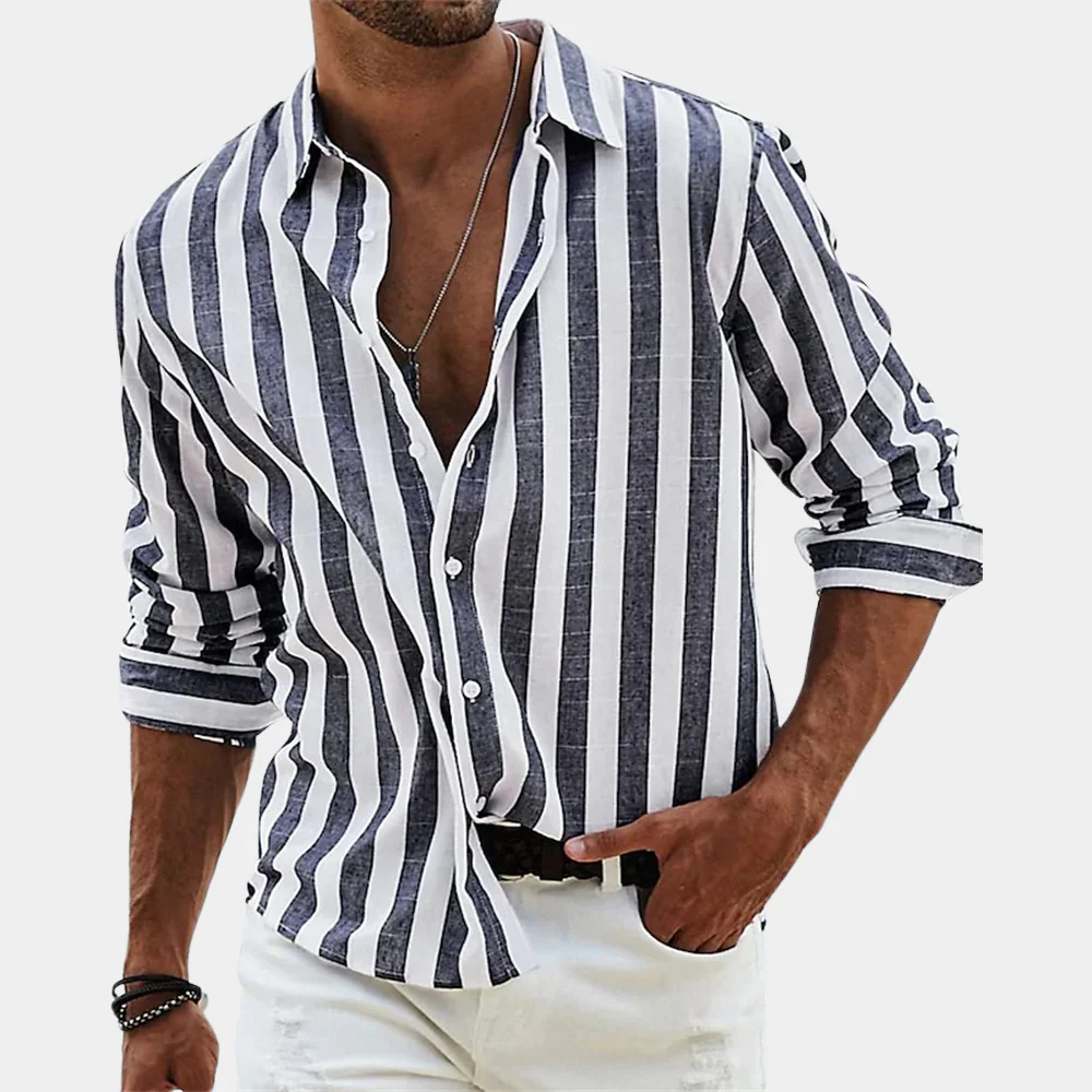 The Valencia Striped Shirt for Men