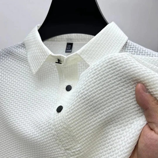 The Verbania Men's Trendy Knit Polo Shirt