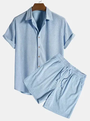 The Corsica Linen Set – Summer Shirt & Trousers for Men