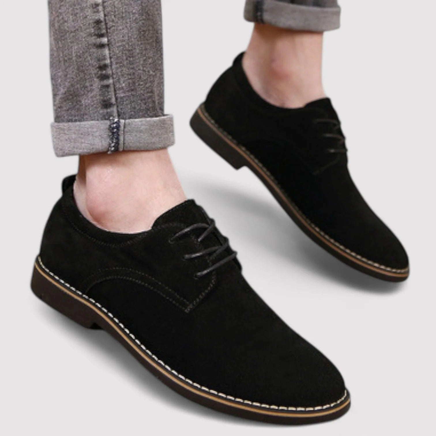 The Milan Luxury Men’s Elegant Suede Dress Shoes
