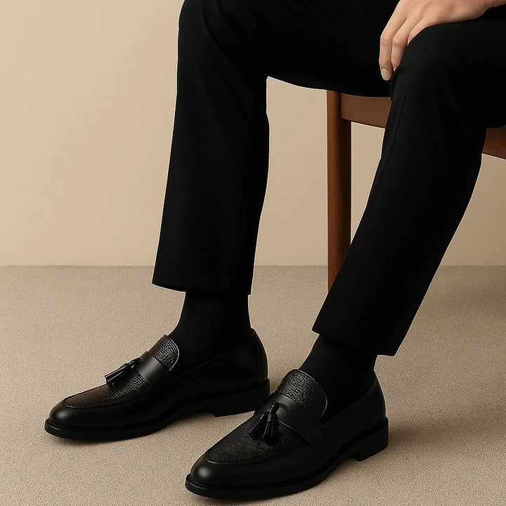 The Carmarthen Men's Formal Faux Leather Tassel Loafers