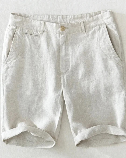 The Manhattan Men's Linen Tailored Shorts