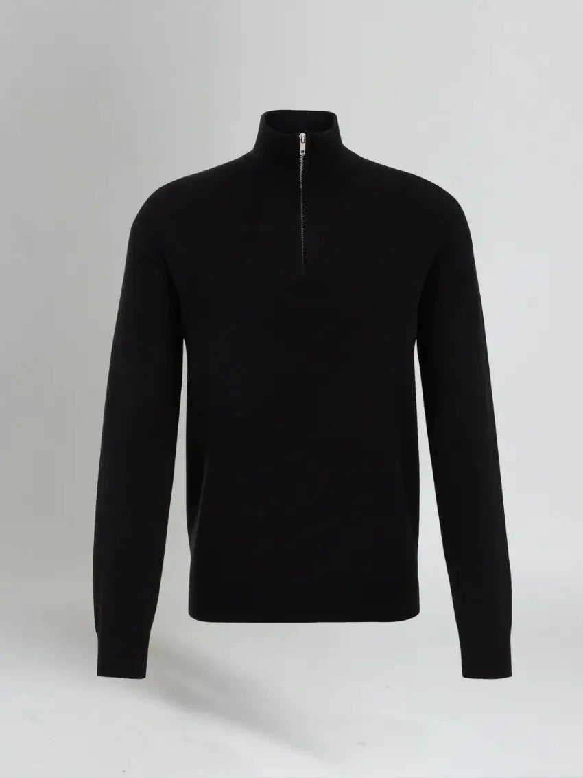 The Oxford Quarter Zip Old Money Sweater for Men