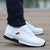 The Bond Street Men’s Orthopedic Shoes Leather Sneakers