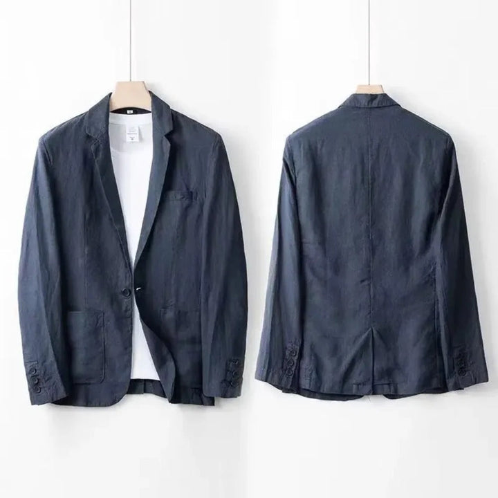 The Naples Men’s Linen Summer Blazer and Pants Set