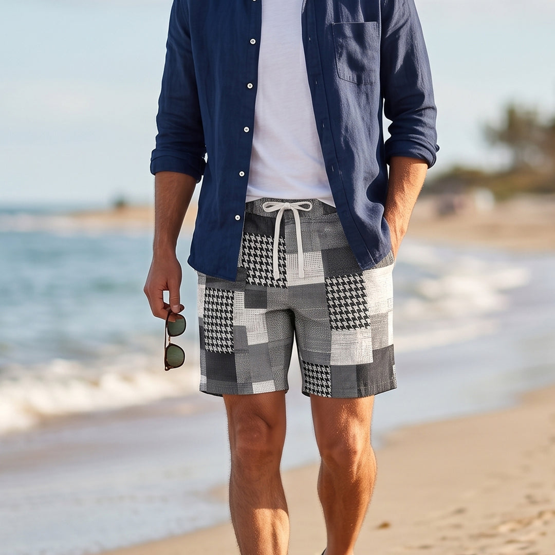 The Oakwood Men’s Colorful Casual Summer Drawstring Shorts
