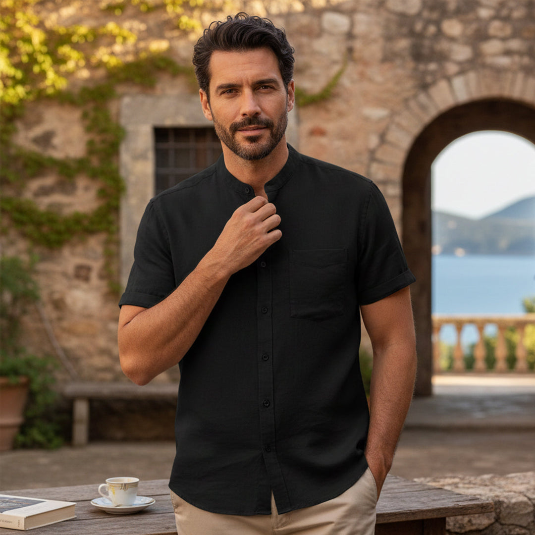 The Winchester Men’s Oversized Linen Beach Shirt
