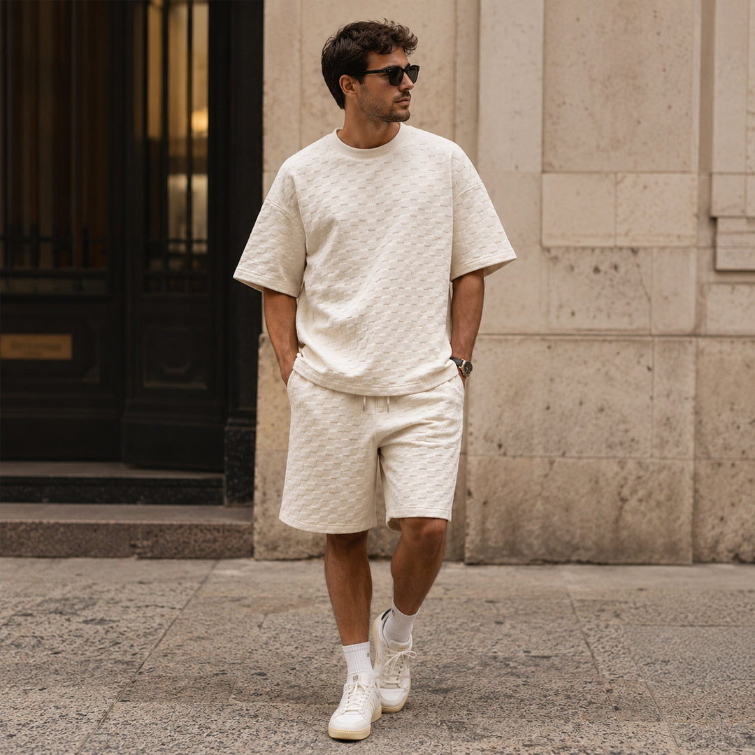 The Franklin Men’s Oversized Summer T Shirt & Shorts Set
