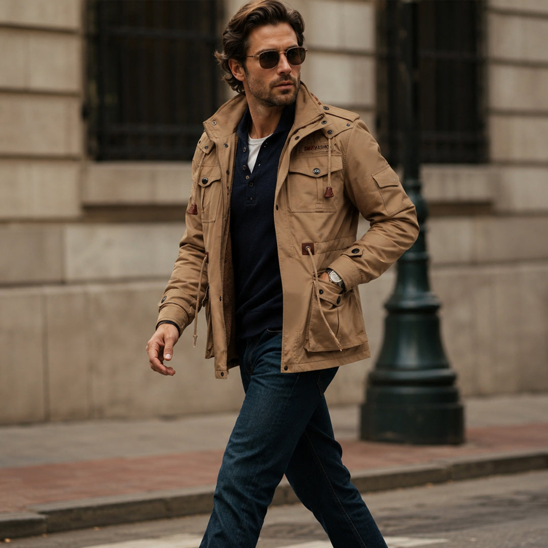 The Lonsdale Men’s Military Waterproof Tactical Jacket