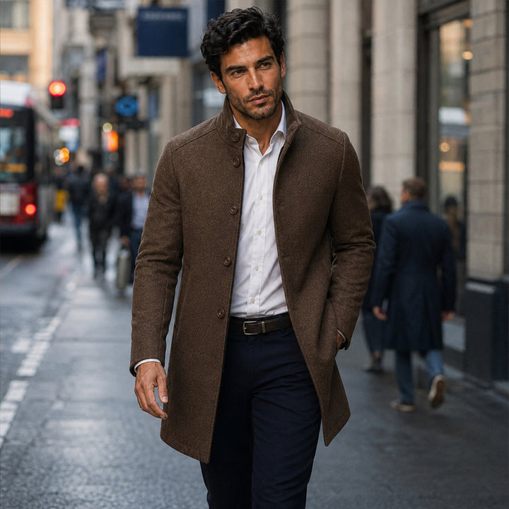 Men's Wool Coat | Classic Overcoat