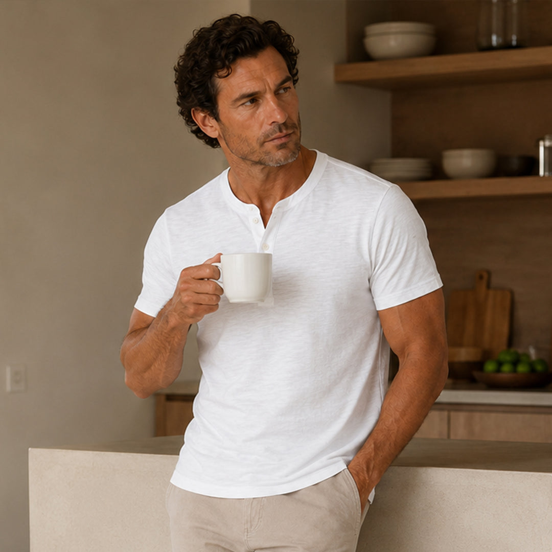The Peschiera Men's Short Sleeve Polo Top