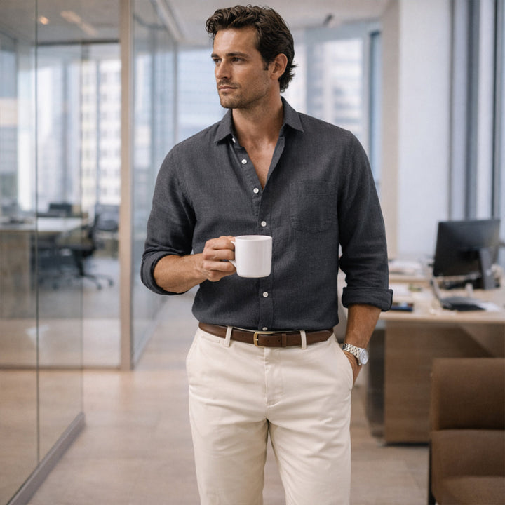 The Silverfield Ridge Men’s Casual Summer Street Style Shirt