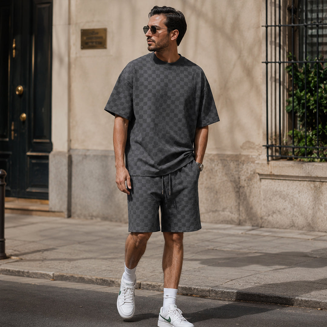 The Franklin Men’s Oversized Summer T Shirt & Shorts Set