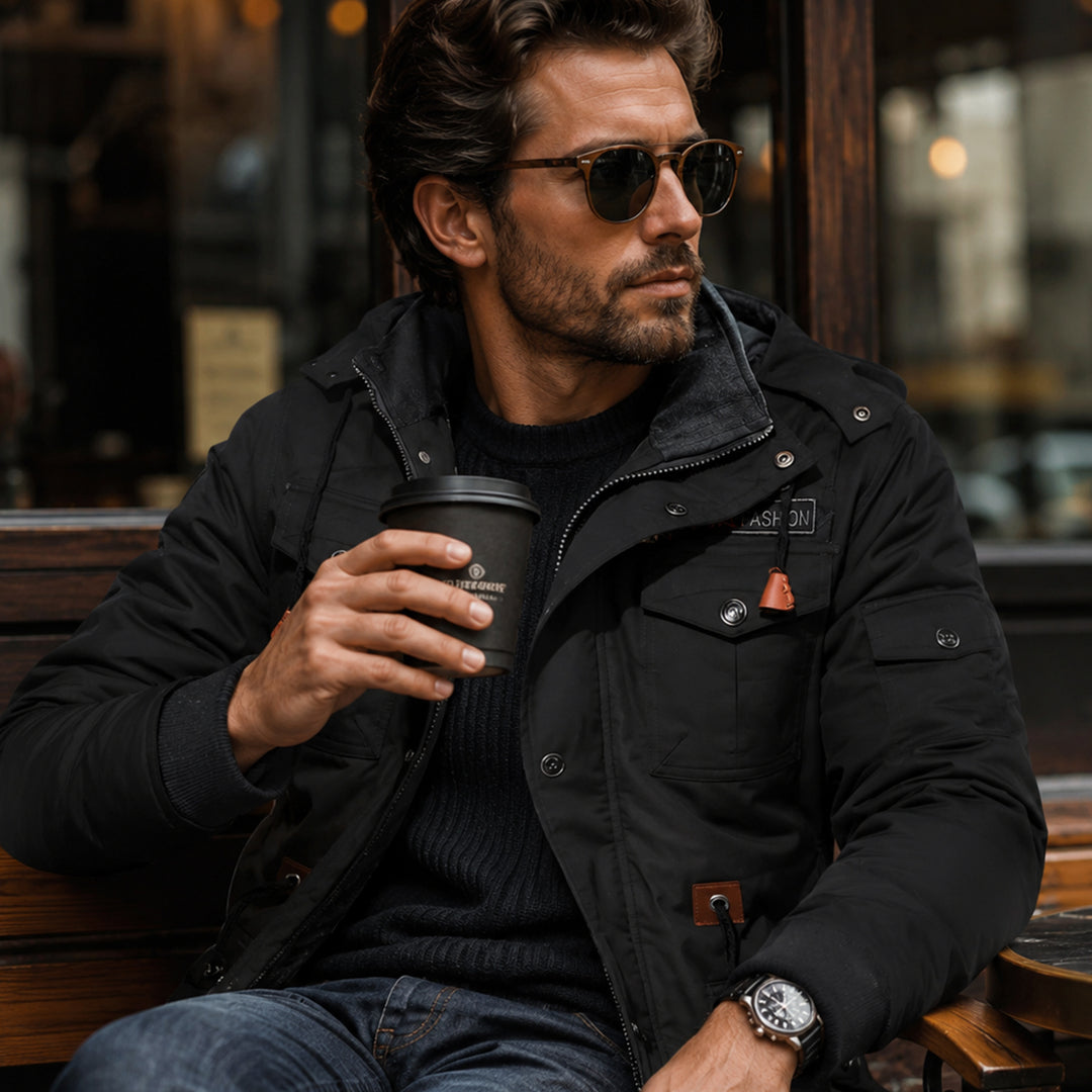 The Lonsdale Men’s Military Waterproof Tactical Jacket