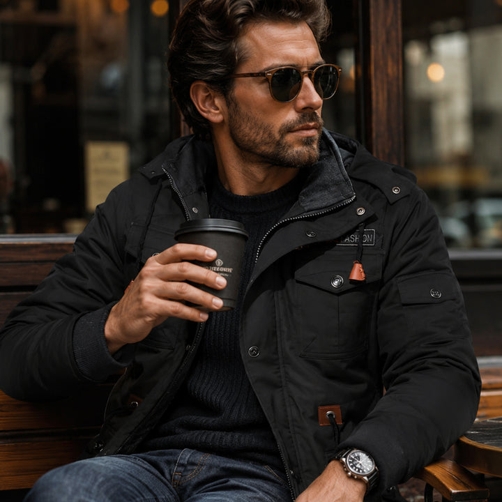 The Lonsdale Men’s Military Waterproof Tactical Jacket