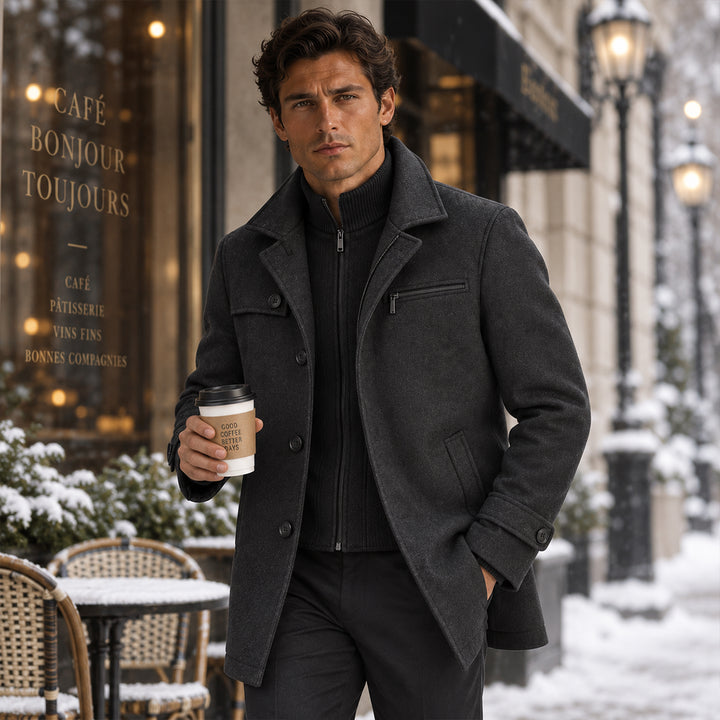 The Warwick Men’s Warm Adjustable Cuff Winter Coat