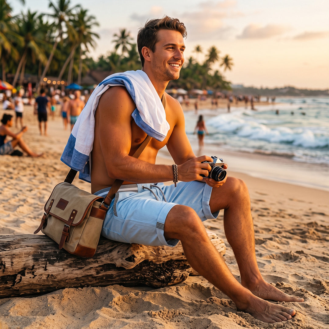 The Redwood Men’s Drawstring Summer Jogger Shorts