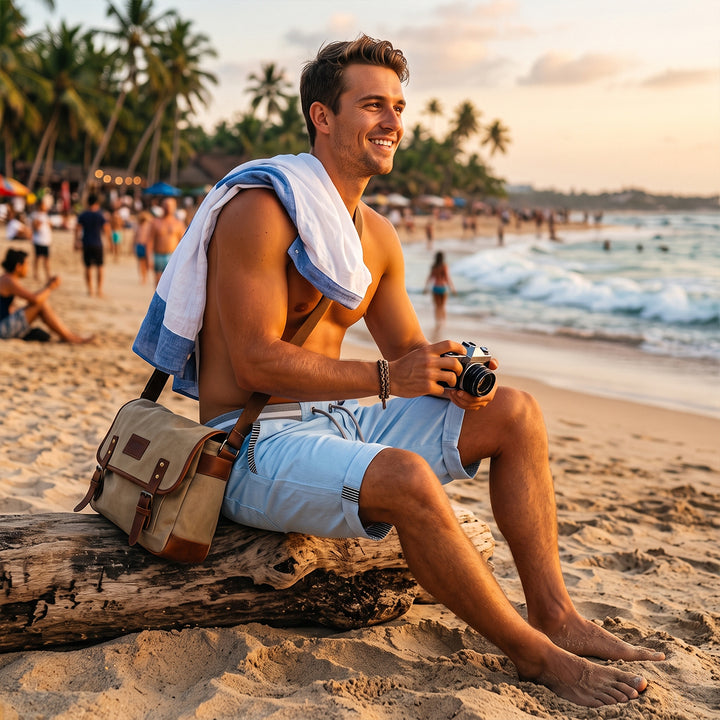 The Redwood Men’s Drawstring Summer Jogger Shorts