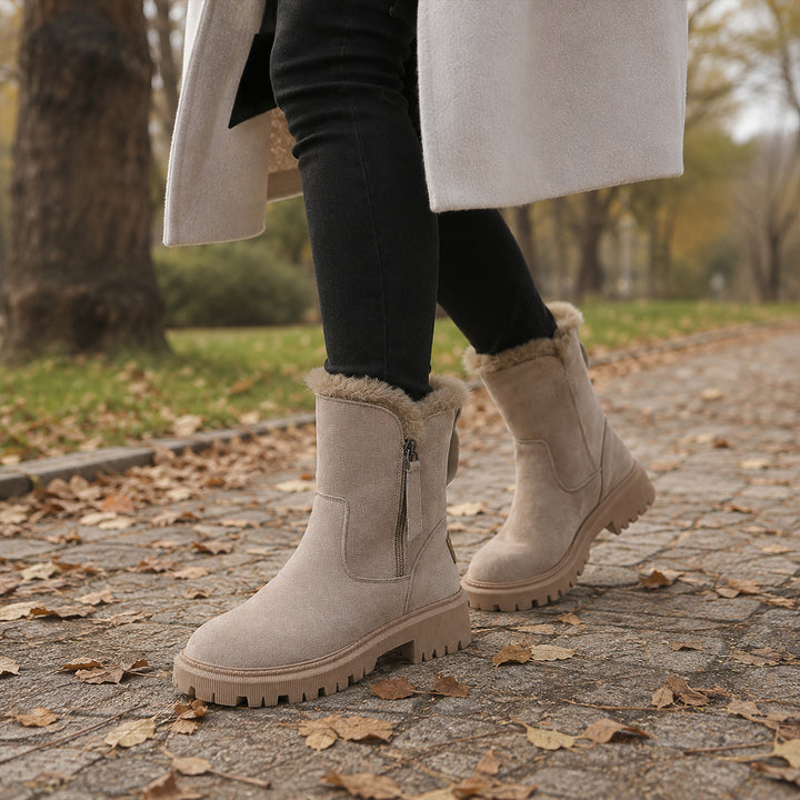 Women's Insulated Ankle Boots Cozy Lined for Winter