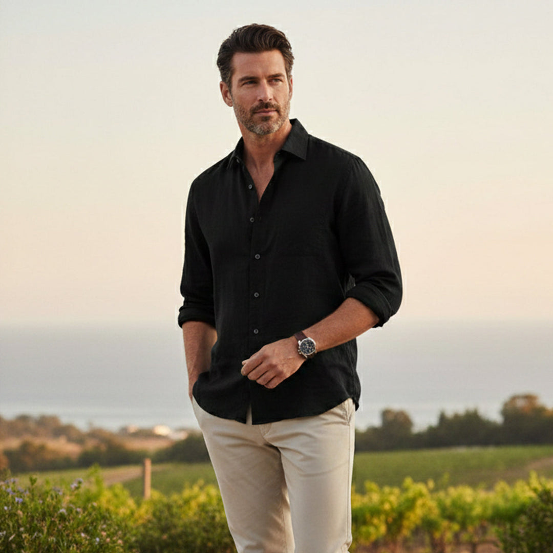 The Buckingham Men’s Casual Relaxed Fit Shirt