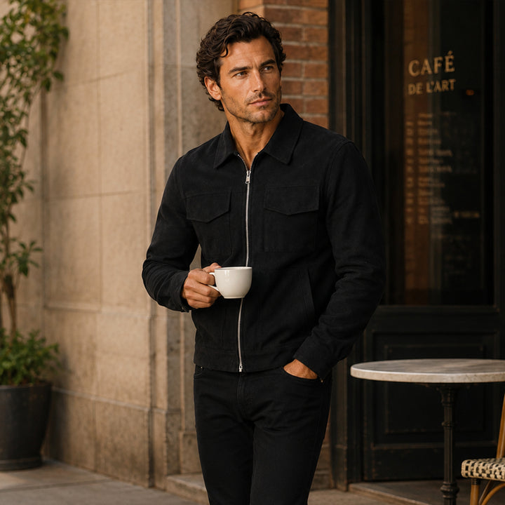 The Colchester Modern Suede Jacket for Men