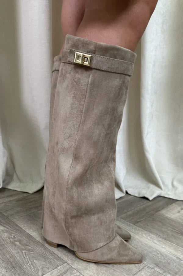 Elegant Boots with Block Heel for Women