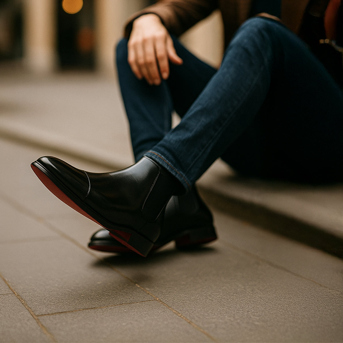 The Savile Row Leather Chelsea Boots for Men