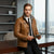 The La Spezia Men’s Leather Jacket – Warm Fleece Lined Winter Coat with Stand Collar