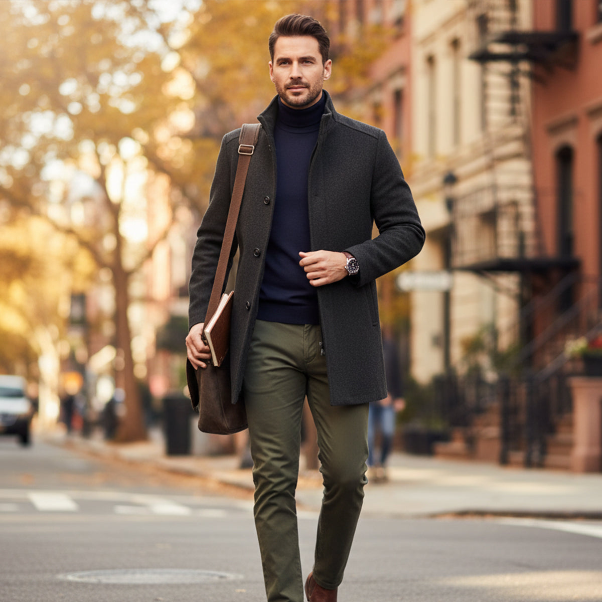 The Vienna Wool Coat – Men’s Classic Winter Overcoat