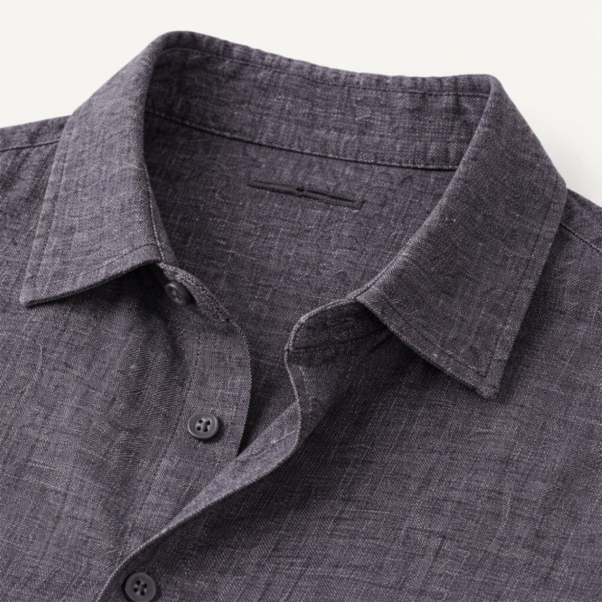 The Cedar Ridge Hill Men’s Trendy Loose Fit Linen Button Up Shirt