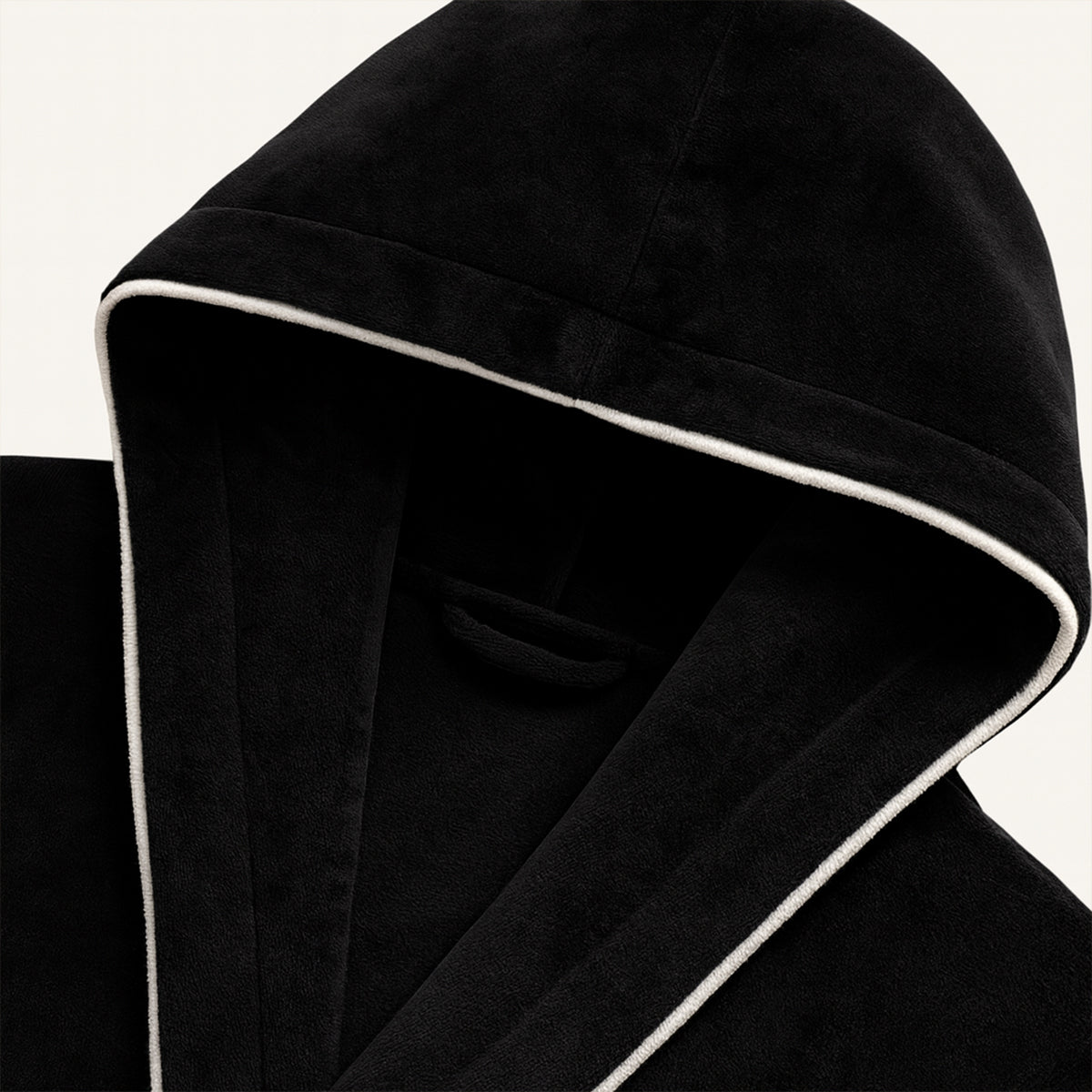 The Kenilworth Men's Hooded Fleece Long Bathrobe with Belt