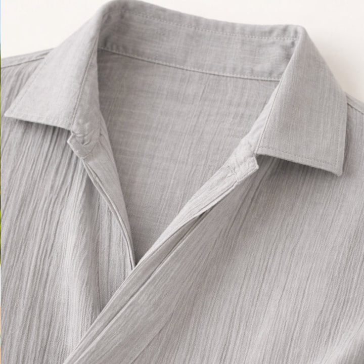 The Devonshire Men’s Slim Fit Business Dress Shirt – Gray