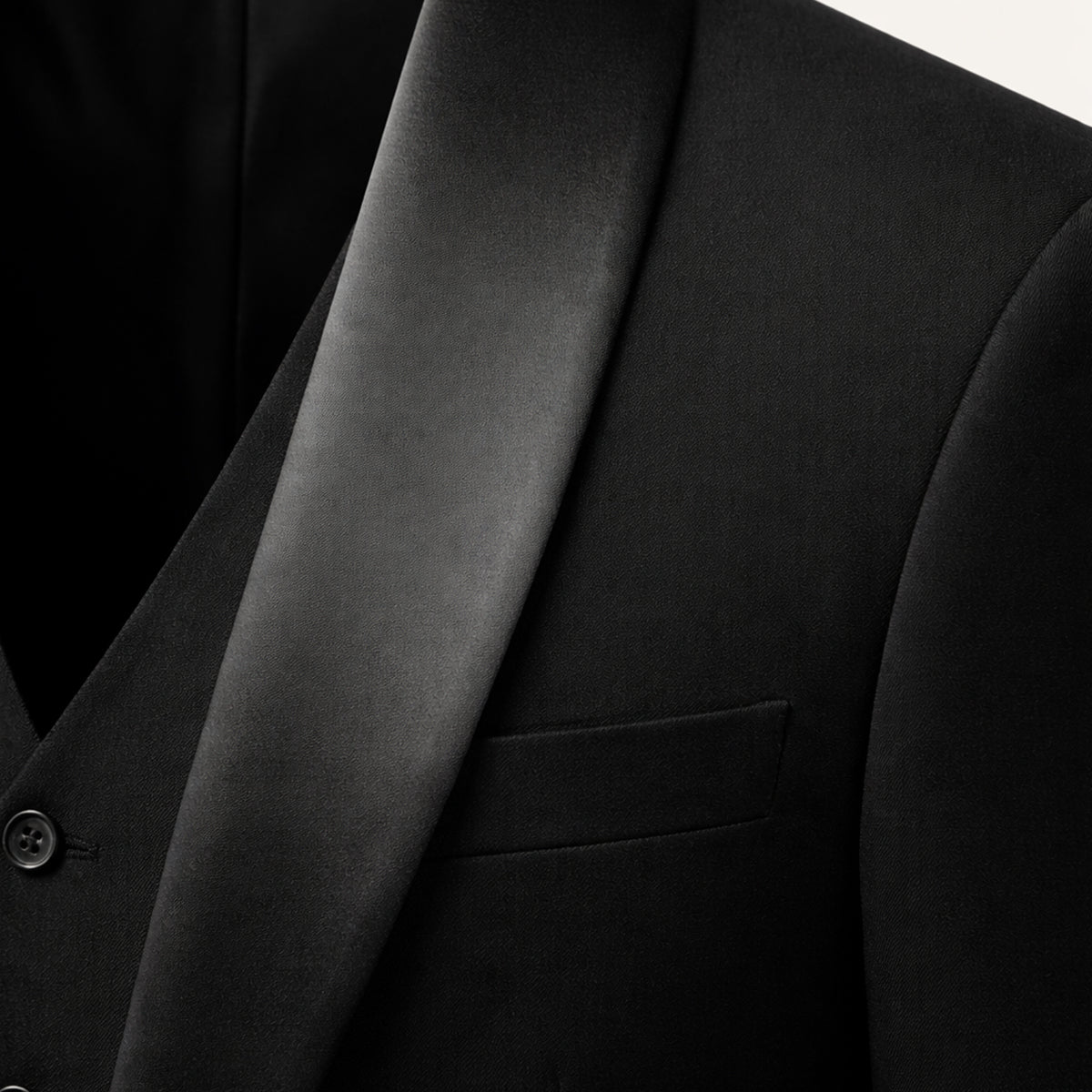 The Trebbiano Men’s 3 Piece Suit – Elegant Slim Fit Formal Tuxedo Set