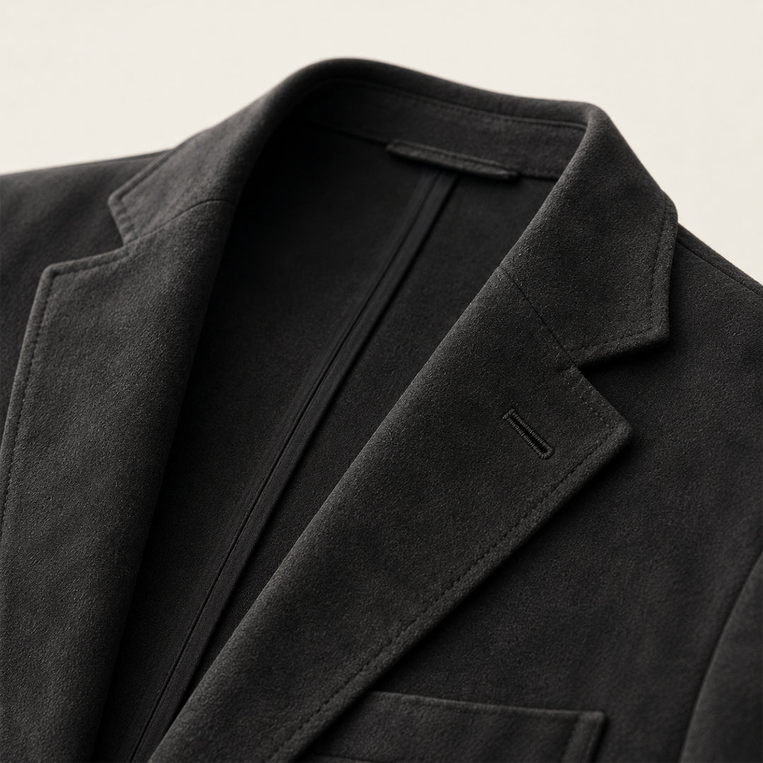 The Policoro Men’s Single Breasted Blazer with Notched Lapel