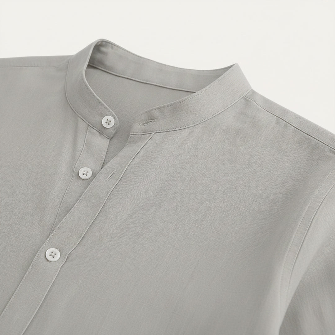 Summer Casual Linen Men Shirt Relaxed Fit